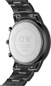 Daniel Wellington orologio iconic Link cronografo 42mm inox 316L black DW00100642