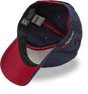 Capslab Cappellino con Visiera Collezione Naruto in Cotone Blu Rosso Unisex