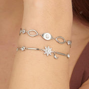 Brosway Bracciale Donna Rigido Acciaio Cristalli Stella | Collezione Chakra - BHKB123