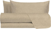 Jolly Set Completo Letto lenzuola matrimoniale cotone federe cristal tortora