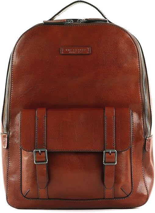 The Bridge Zaino Medio Cesare in Pelle Marrone Donna Uomo 461525D9