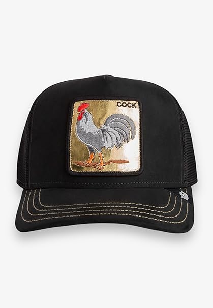Goorin Bros. Cappello Trucker Edizione Golden Cock Misto Poliestere Nero Unisex