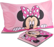 DISNEY Minnie Completo Letto lenzuola una piazza e mezza Cotone lenzuola federe PRODOTTO UFFICIALE