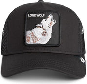 Goorin Bros. Cappello Trucker The Farm Classic Lupo 'The Lone Wolf' Nero Unisex