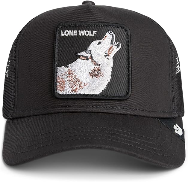 Goorin Bros. Cappello Trucker The Farm Classic Lupo 'The Lone Wolf' Nero Unisex