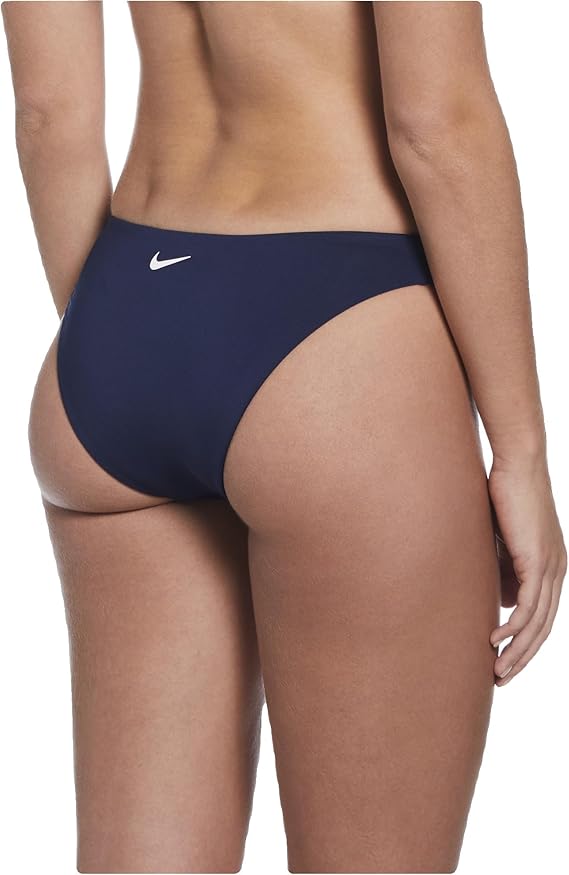 Nike Swim Costume Bralette Bikini Set NESSF243 Tessuto Tecnico Blu Navy Donna