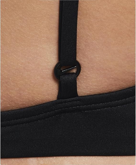 Nike Swim Costume Bralette Bikini Set NESSF243 Tessuto Tecnico Nero Donna