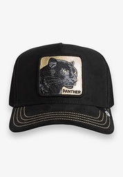 Goorin Bros. Cappello Trucker Edizione Golden Panther Misto Poliestere Nero Unisex