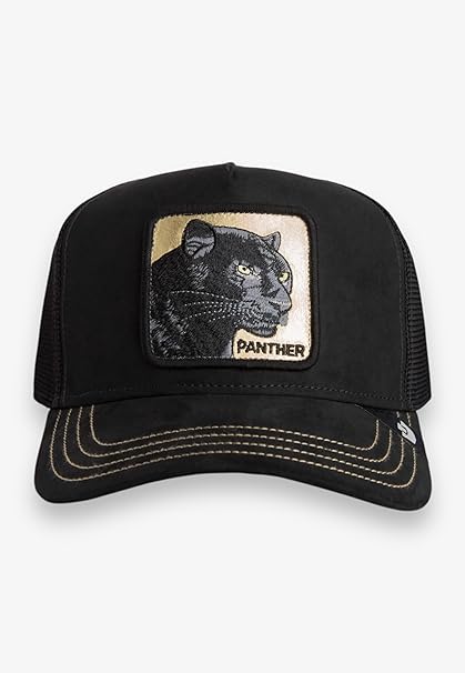 Goorin Bros. Cappello Trucker Edizione Golden Panther Misto Poliestere Nero Unisex