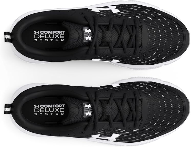 Under Armour scarpe sneakers corsa allenamento UA CHARGED ASSERT 10 77-3026175 nero bianco