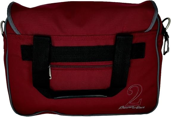 La Martina Borsa Cartella Con Tracolla Porta Pc bordeaux uomo donna