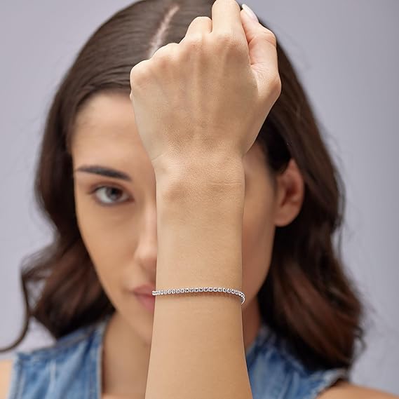 Brosway Bracciale Tennis in Acciaio e Cubic Zirconia - Collezione Desideri - BEI099