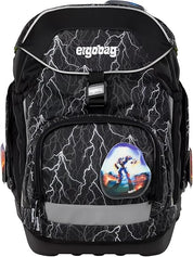 Ergobag PACK SET zaino portapenne Ergonomico Personalizzabile Eco Resistente Acqua Sporco Verde Bambino reflectbear