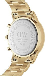 Daniel Wellington orologio iconic Mawes cronografo 42mm inox 316L oro DW00100641