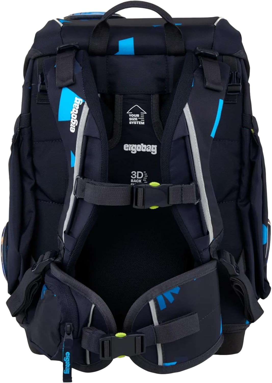 Ergobag CUBO SET zaino sacca portapenne Ergonomico Eco Resistente Crime Huntbear