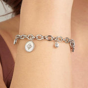 Brosway Bracciale Donna in Acciaio e Cristalli/pietre Naturali Stella | Collezione Chakra - BHKB127