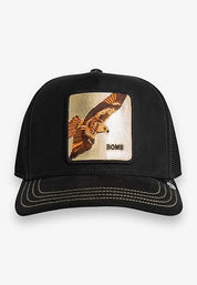 Goorin Bros. Cappello Trucker Edizione Golden Bomb Misto Poliestere Nero Unisex