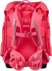Ergobag CUBO SET zaino sacca portapenne Schienale Ergonomico Edizione Speciale WonBearful Unicorn Rosa Fluo