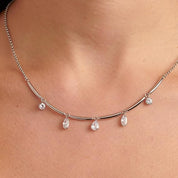 Brosway Collana Donna Acciaio e Cubic Zirconia | Collezione Affinity - BFF180