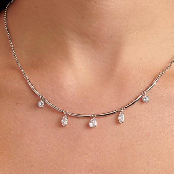 Brosway Collana Donna Acciaio e Cubic Zirconia | Collezione Affinity - BFF180