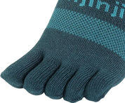 Injinji calze 5 dita da corsa rail Midweight Mini-Crew CoolMax EcoMade 213130 midnight blu