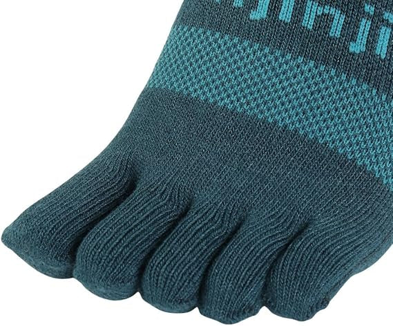 Injinji calze 5 dita da corsa rail Midweight Mini-Crew CoolMax EcoMade 213130 midnight blu