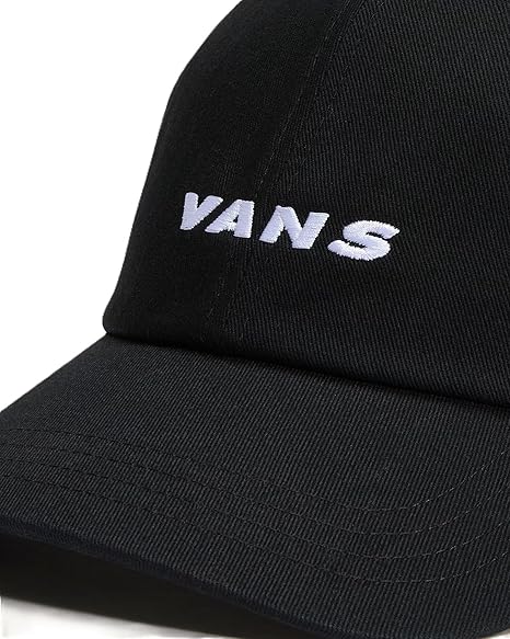 Vans Cappello Con Visiera Check Side Curved Bill in Cotone Nero Unisex