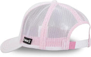 Capslab Cappellino con Visiera Collezione Barbie Misto Cotone Bianco Rosa Donna
