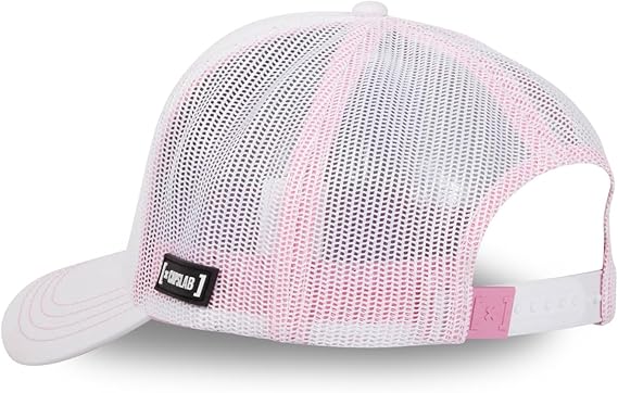 Capslab Cappellino con Visiera Collezione Barbie Misto Cotone Bianco Rosa Donna