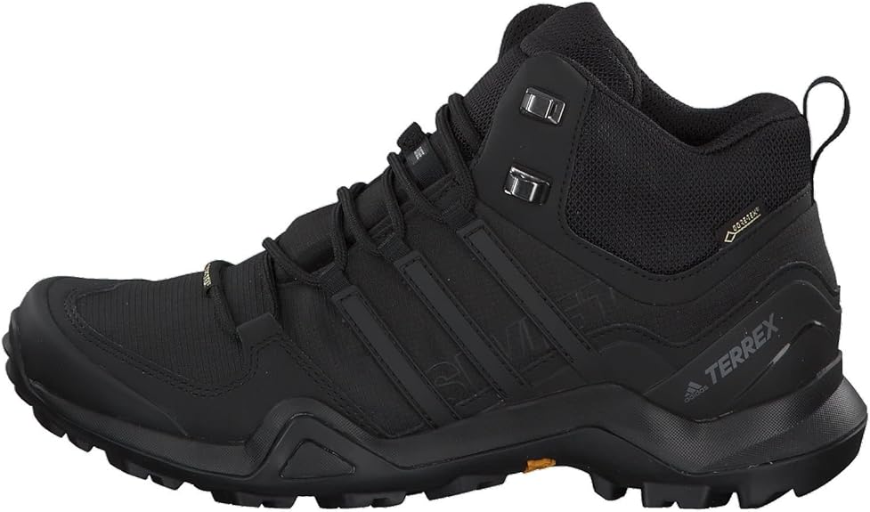 Adidas Scarpe Trail Terrex Swift R2 Mid GTX Tessuto Tecnico Nero Uomo