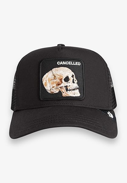 Goorin Bros. Cappello Trucker The Farm Classic Teschio 'Cancelled' Nero Unisex