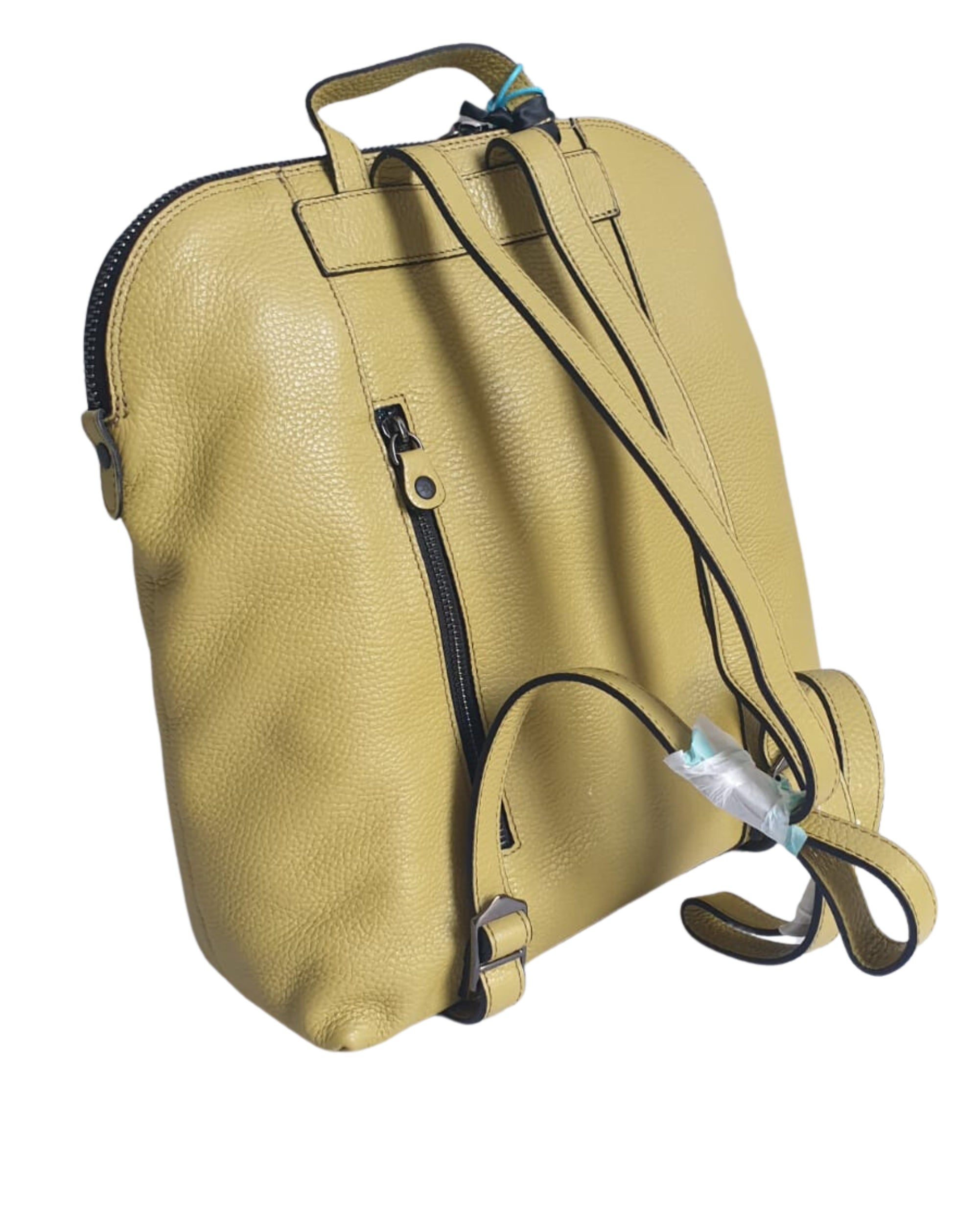 Gabs Hammered Bull Backpack Yellow Leather