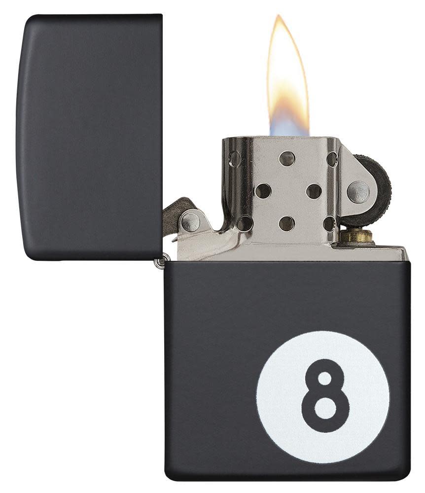 Zippo Otto - 8 Ball Billiards Black Unisex