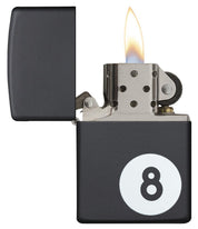 Zippo Otto - 8 Ball Billiards Black Unisex
