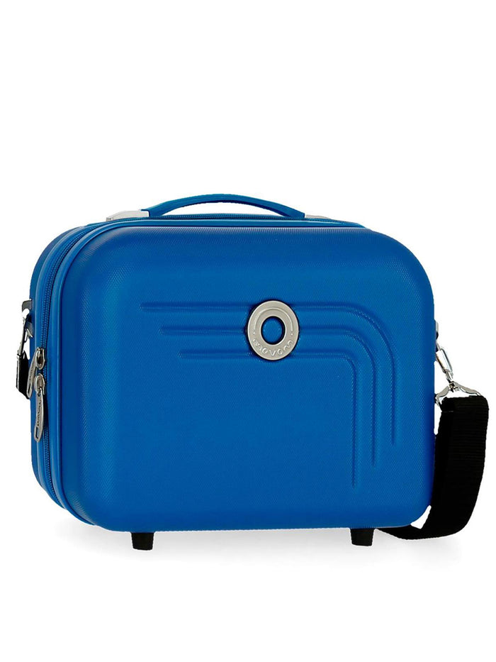 Movom Adaptable Trolley Travel Suitcase Beauty Case Rigid Blue Woman 1