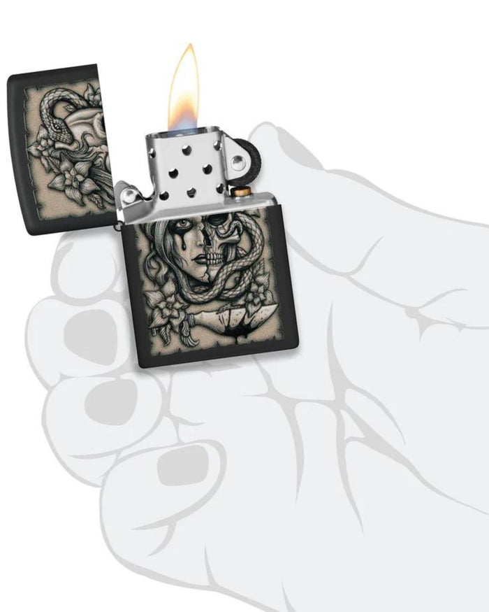 Zippo Ricaricabile, Antivento, Made In Usa Nero Unisex 4