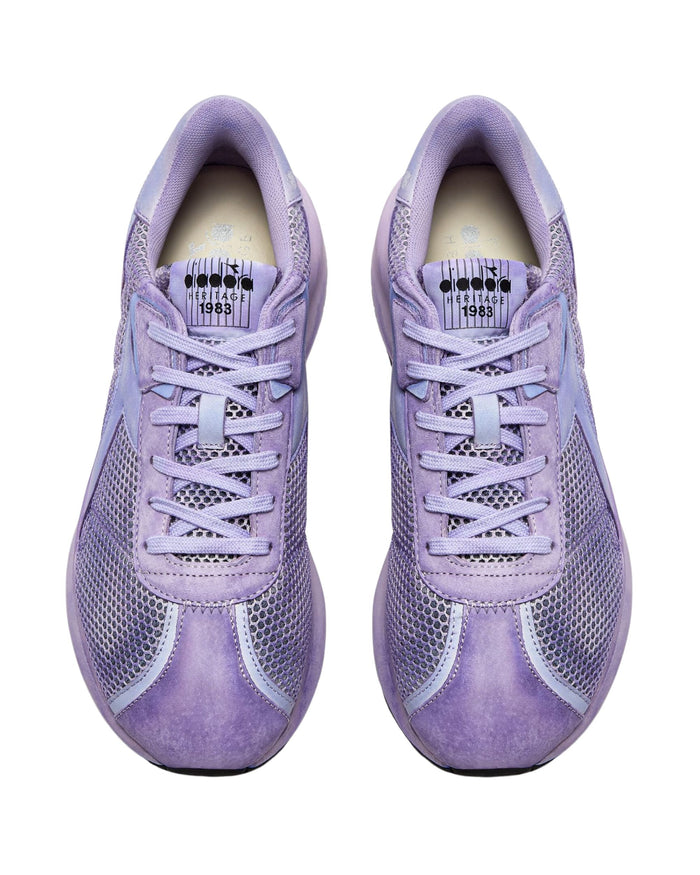 Diadora Heritage Sneakers Mercury Elite in Pelle Tie-Dye Viola 3