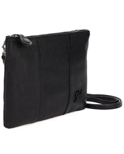 Gabs Clutch Bag With Shoulder Strap, Black Logo Women