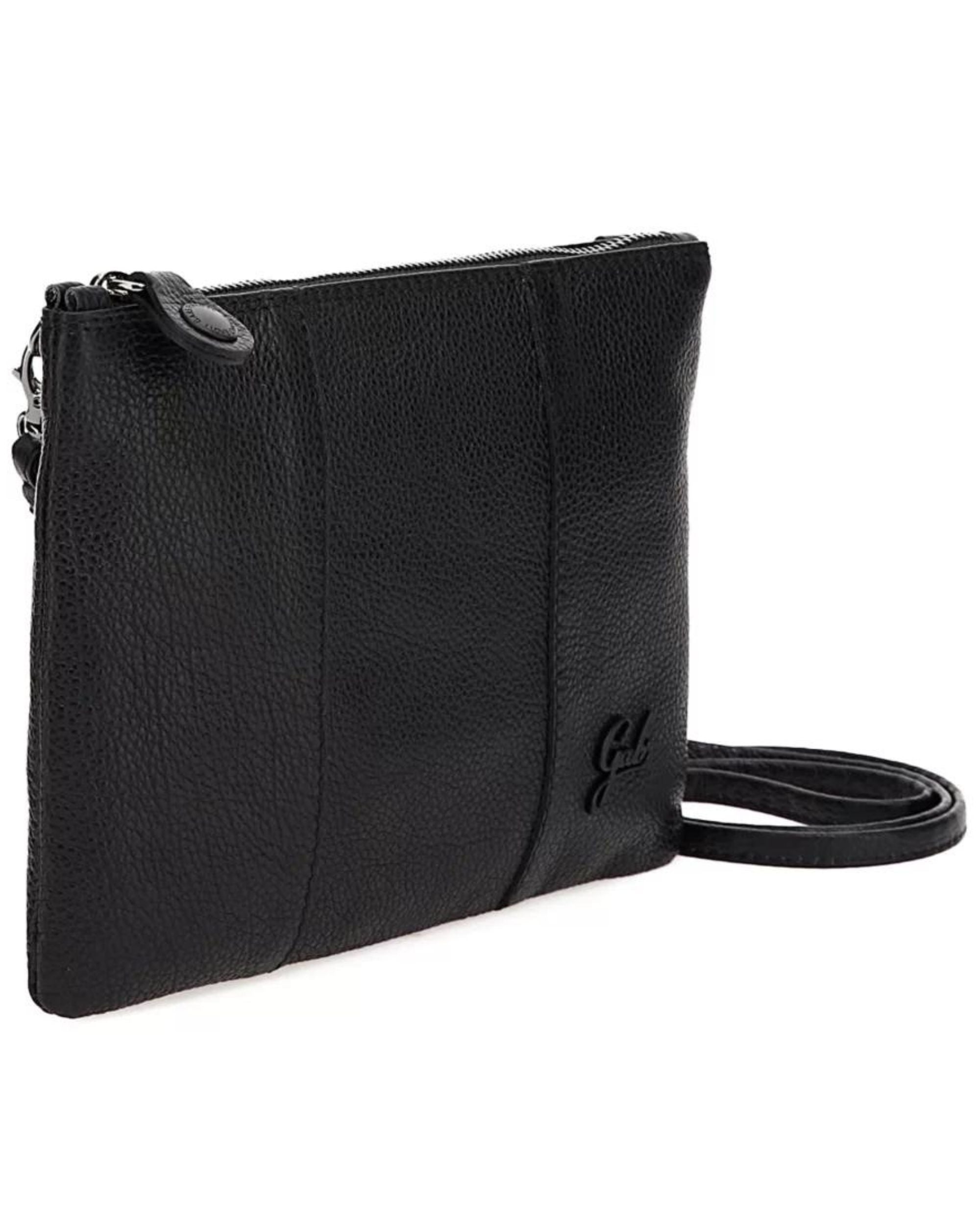 Gabs Clutch Bag With Shoulder Strap, Black Logo Women