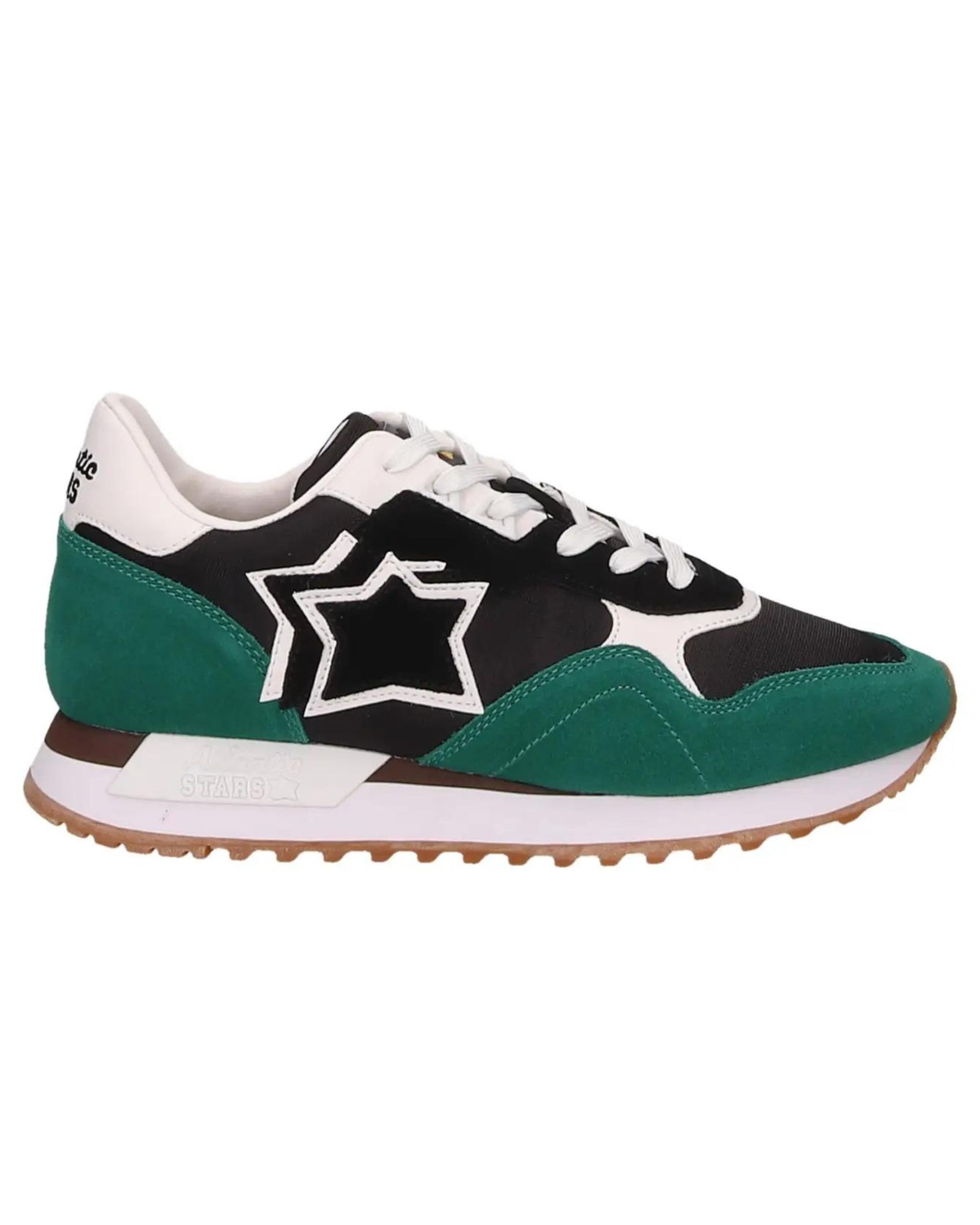 Baskets Atlantic Stars Homme - Noir/vert, Pointure 44, Style Sportif, Neuf Avec Boîte