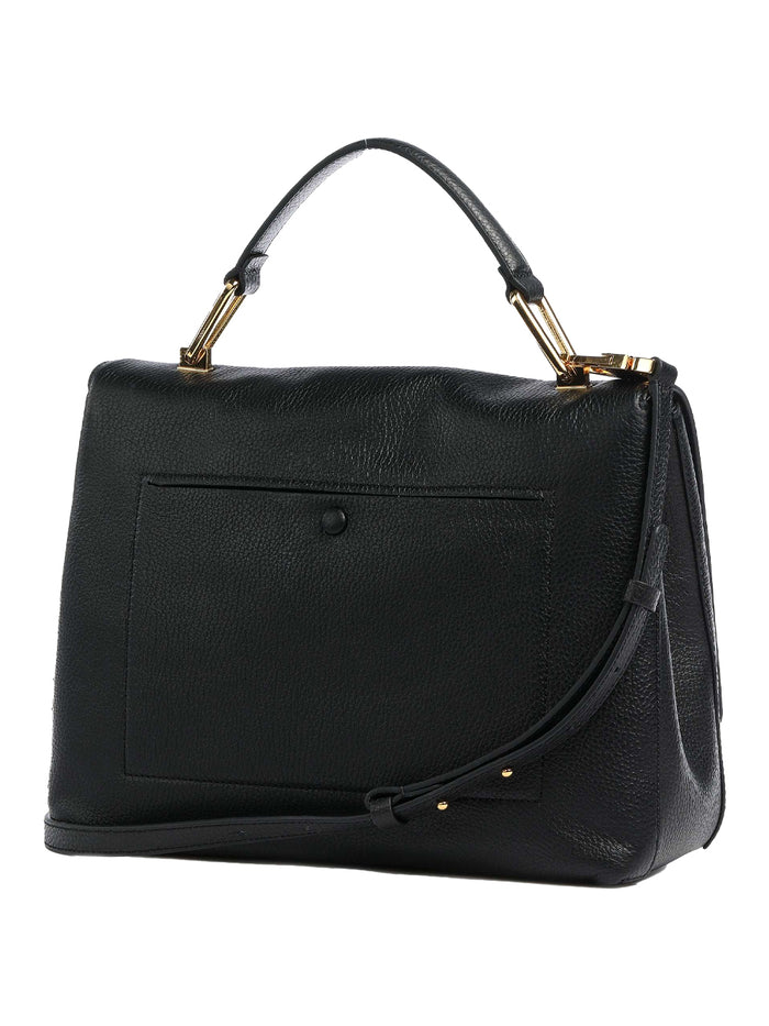 Coccinelle Liya Leather Shoulder Bag Black 2