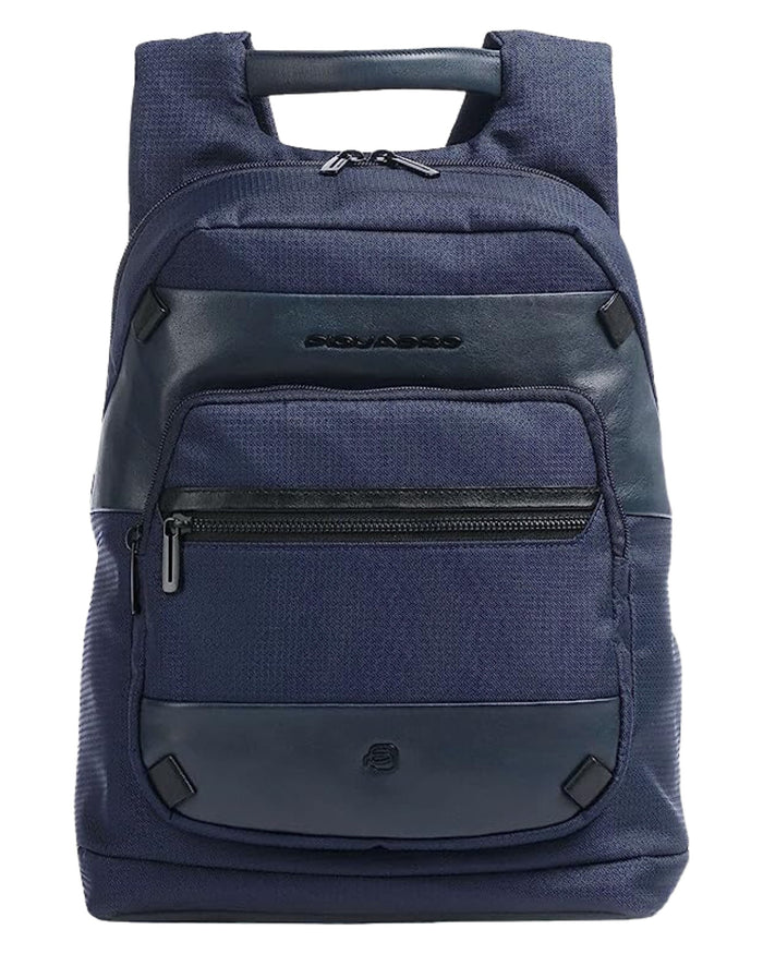 Piquadro In Tessuto Con Tasca Porta Pc Blu Unisex 1