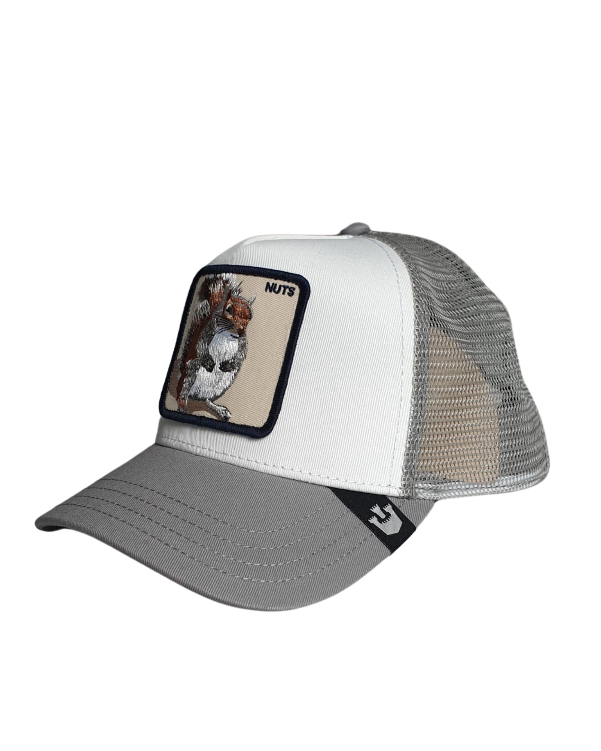 Goorin Bros. Trucker Cap Animal Farm 'the Nuts Squirrel' Gray Unisex Cap