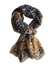 Versace Foulard Stola Pashmina Seta Multicolore