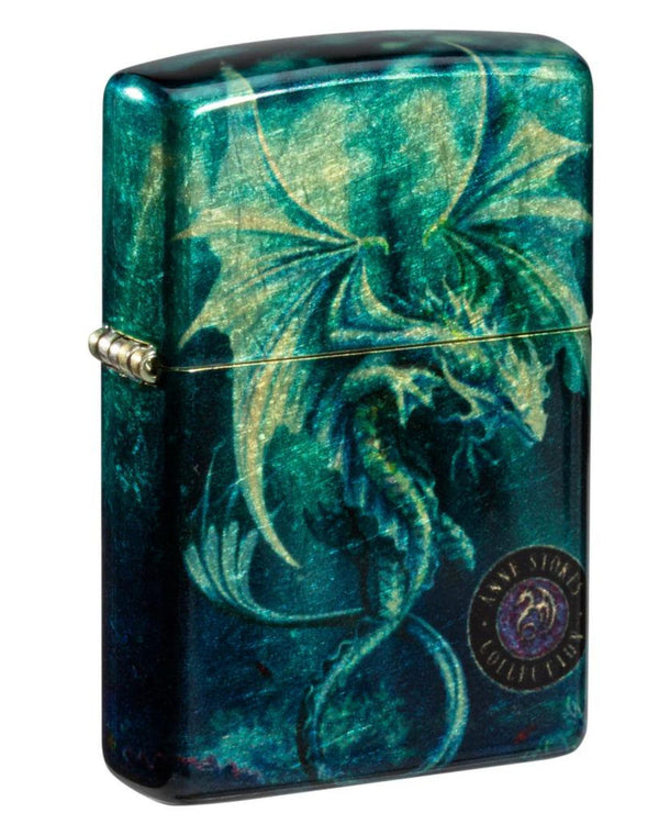 Zippo Refillable Windproof Made In Usa In Green Gift Box Unisex