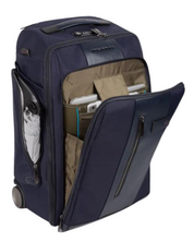 Piquadro Cabin Trolley - Laptop Backpack for PC and iPad Blue Unisex