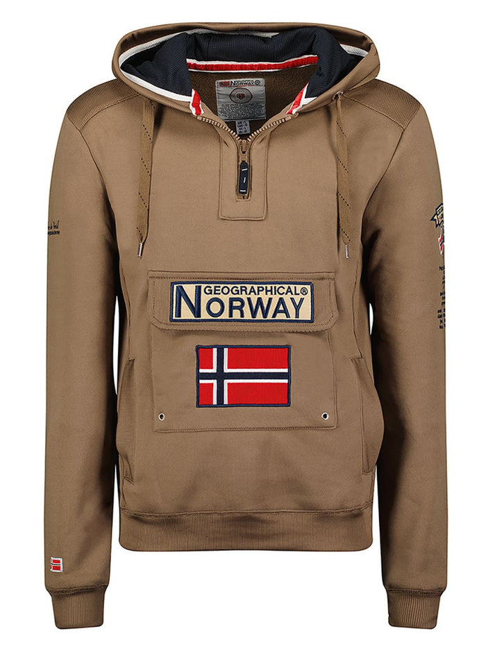 Geographical Norway Cappuccio Grigio Uomo 1