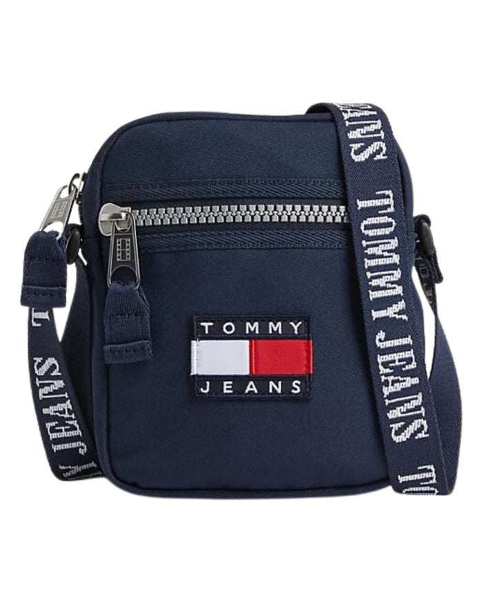 Tommy Jeans Borsa Reporter TJM Heritage Blu 1
