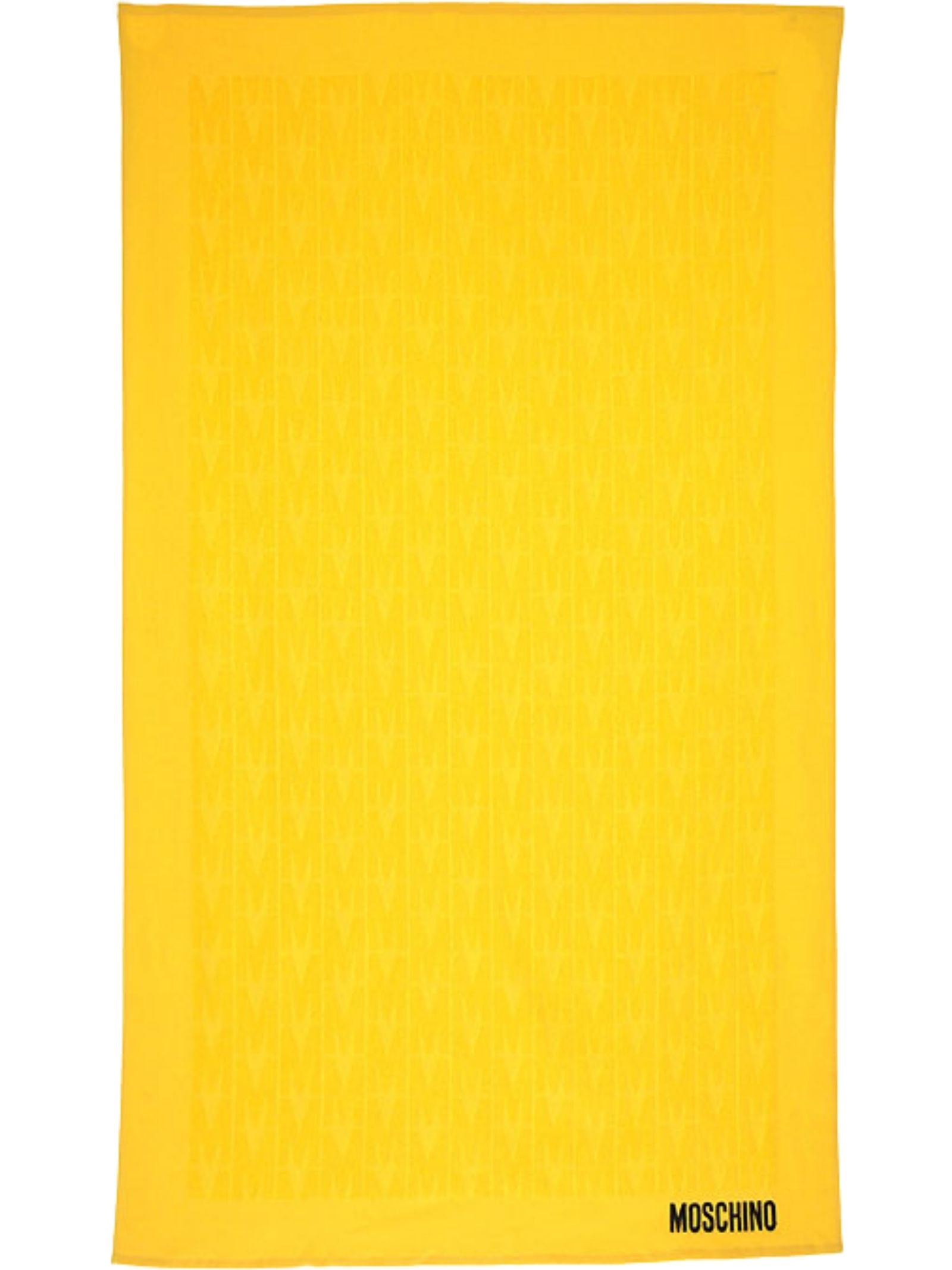 Moschino Swim Beach Towel Cotton Yellow