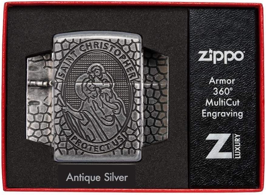 Zippo Armor 360 Multicut Engraving Silver Unisex